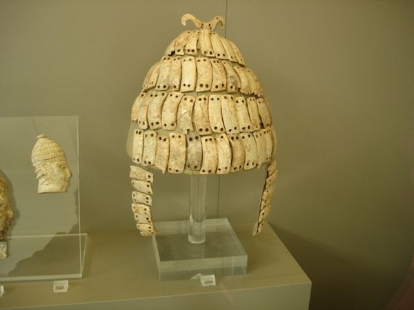 Mycenaean helmets