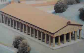 Temple of Hera model