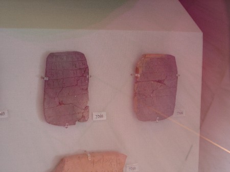 Linear B tablets