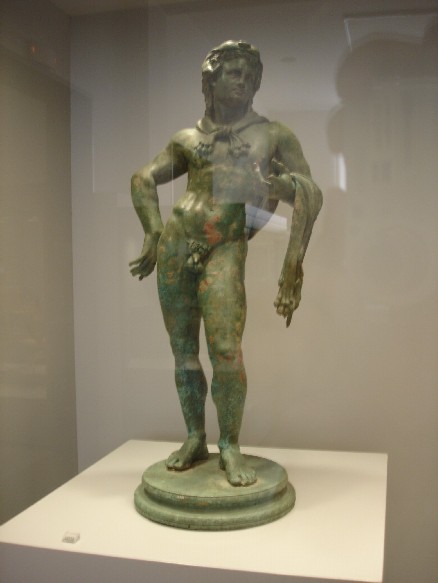 Statuette of Heracles on a round base